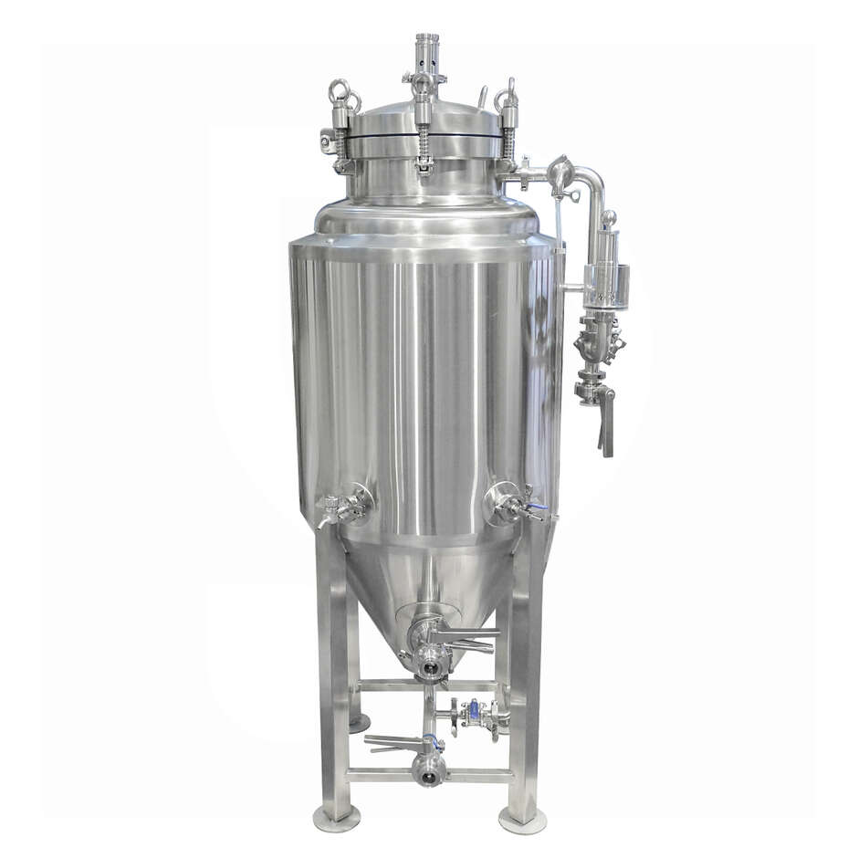 Isobarer Gekühlter Edelstahltank 100 liter - 60° Konische  Boden